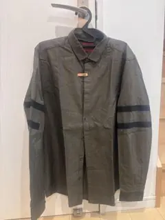 HUGO BOSS グレー　カーキ　シャツ
