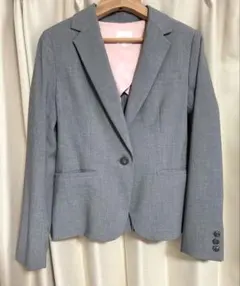 美品 グレー テーラードジャケット