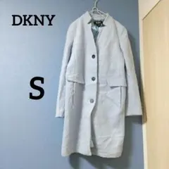 DKNY 【S】ライトブルー ロングコート