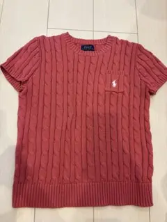 【美品】Polo Ralph Lauren ピンク 半袖セーター