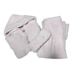 美品✨ジェラートピケ福袋パーカーパンツソックス3点セットルームウェア うすピンク