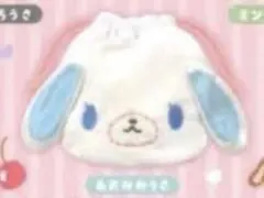♡シュガーバニーズふわふわ巾着あおみみうさ♡