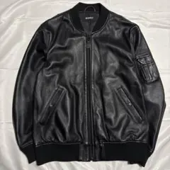 avirex leather ma-1 flight jacket