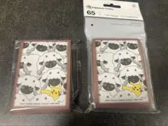 ポケモンカードデッキシールドスリーブ海外限定　ウールーピカチュウ合計125枚
