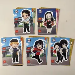 鬼滅の刃 マクドナルド 2021.3 ハッピーセット シール 15点