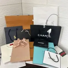 ブランド　ショップ袋　空箱　まとめ売り　シャネル　ヴィトン