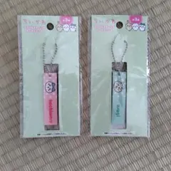 ハチワレ　うさぎ　アクリルスティックキーチェーン　2点まとめ売りのサムネイル