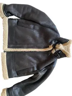 Spick &span アビエイターブルゾン　エコムートン　サイズ38 黒