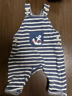 Viva muchacho ストライプロンパース　オーバーオール　80cm