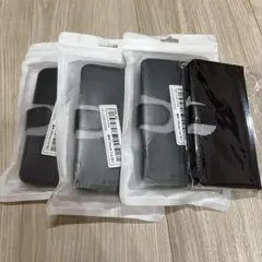 iPhone SEブラック手帳型ケース 4個セット