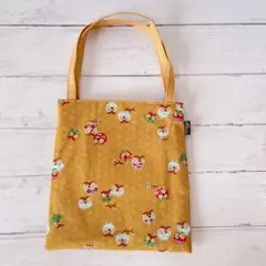 ミニトート　フラットトート　サブバッグ　内ポケット　ハンドメイド￼ C-16