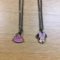 ディズニー ミニー ネックレス セット