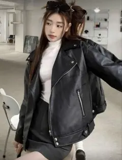 レザージャケット黒