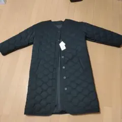 ブラック キルティングジャケット M