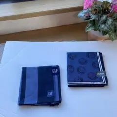 紳士ブランドハンカチ２枚セット