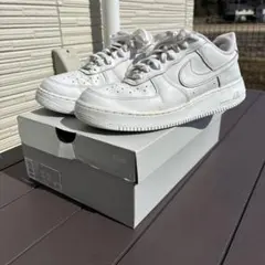 ナイキ エアフォース1 ホワイト 27.5 スニーカー人気 ストリート 箱付属