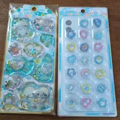 KAMIO JAPAN キャラクター透明シール 2セット