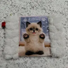 パネル にゃんにゃんボアポーチ