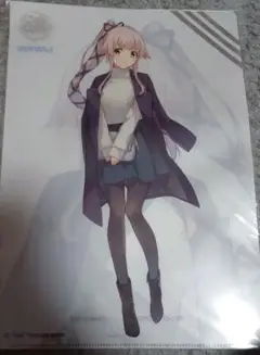 艦これ✕ローソン　A-4 クリアファイル　由良 & 軽巡阿武隈 セット