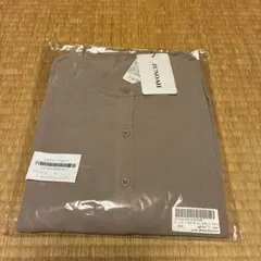 新品！JUNOAH ノースリーブボリュームスリーブ　グレージュ