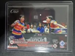 エポックワン　卓球　渡邉ひかり　大山葉音　Tリーグ初出場　ルーキーカード