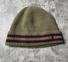 Polo Ralph Lauren ニット帽 刺繍ロゴ ウール カーキのサムネイル