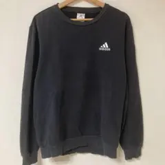 adidas ブラック トレーナー XL 長袖　トップス　メンズ　レディース