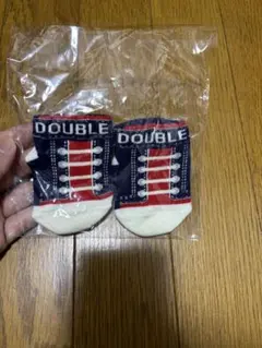 【新品未使用】DOUBLE.B スニーカー風ベビー靴下 9-10cm