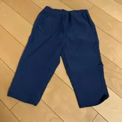 100サイズ レーヨン　長ズボン　ネイビー