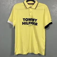 N360−1/02◯ TOMMY HILFIGER GOLF ポロシャツ 黄色のサムネイル