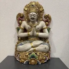 値下げ可能 バリ島 木製彫刻 女性像 ジャンゲール 踊り子 置物 壁掛 30cm 値下げ可能 バリ島 木製彫刻 女性像 ジャンゲール 踊り子 置物 壁掛