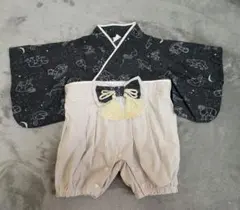 バースデイ　Cottoli 袴ロンパース　星座柄　70サイズ