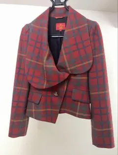 ヴィヴィアンウエストウッド テーラードジャケット タータンチェック 希少 2025年最新】Vivienne Westwood レディース テーラード