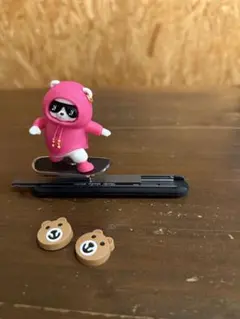 ライドオン スケボー ベア アクセント 飾り スケートボード 車 オーナメント