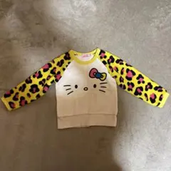 BABYDOLL キティーちゃんヒョウ柄キッズトレーナー