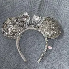 Disney Resort ミニー カチューシャ スパンコール シルバーのサムネイル