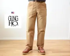 USA製　GUNG HO（ガンホー）ダック生地ベイカーパンツ/ファティーグパンツのサムネイル