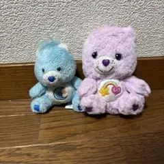 ケアベア　ウィッシュベア　ぬいぐるみ　マスコット　キーホルダー　2個セット