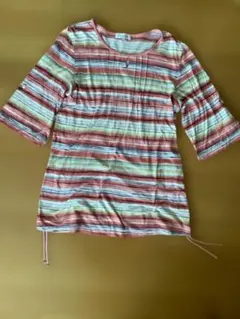 レナウン　SIMPLE LIFE ボーダー カットソー　Tシャツ　 M