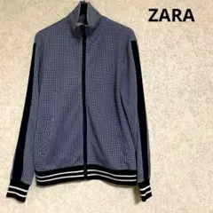 zara man ジャージ　セットアップ ZARA - 新品ZARAmanサイドライン和柄光沢ジャージスーツ
