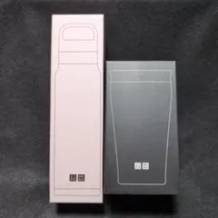 【新品限定品】ユニクロ2025感謝祭　ステンレスボトル　ピンク＆ブラック 送料込