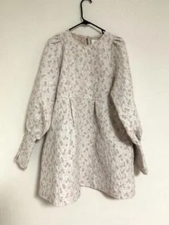 メリージェニー ジャガードフレアミニワンピース