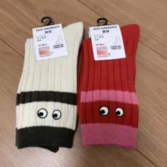 ANYA HINDMARCH HEATTECHソックス UNIQLO 2足セット