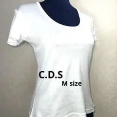 C.D.Sホワイト ラウンドネック Tシャツ 短袖 24A285のサムネイル