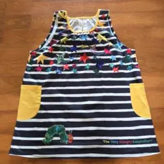 ☆ エプロン はらぺこあおむし 保育 介護 M～L ☆のサムネイル