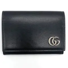未使用✨グッチ GGマーモント カードケース 名刺ケース ダブルG ブラック