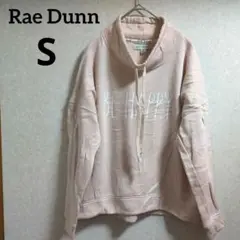 Rae Dunn【S/P】BE HAPPY トレーナー 薄ピンク 丈短め