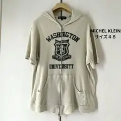 【土日限定値下げ】MK MICHEL KLEIN HOMME／メンズ半袖パーカー