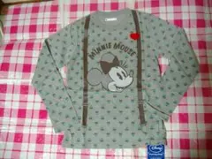 150ｃｍ新品長袖Ｔシャツ　ミニーマウス柄　綿100％　グレー