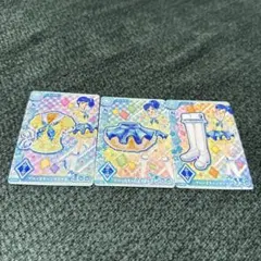 アイカツアンコール　カード ブルーステージコーデ 3枚セット　霧矢あおい